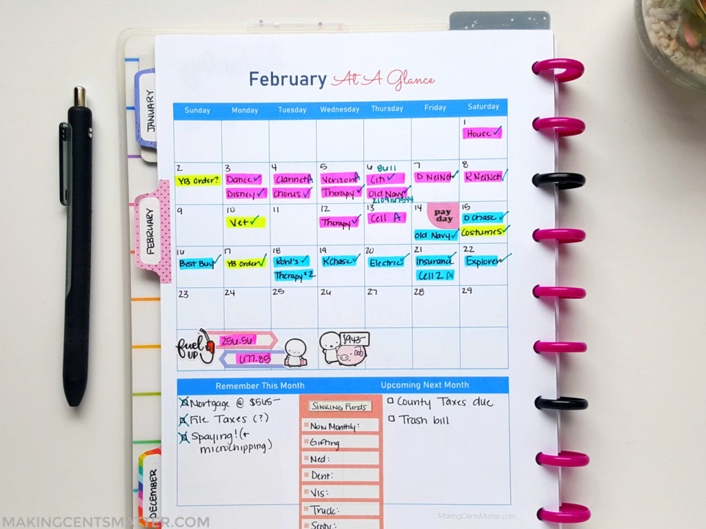 How To Use A Budget Calendar To Your Advantage